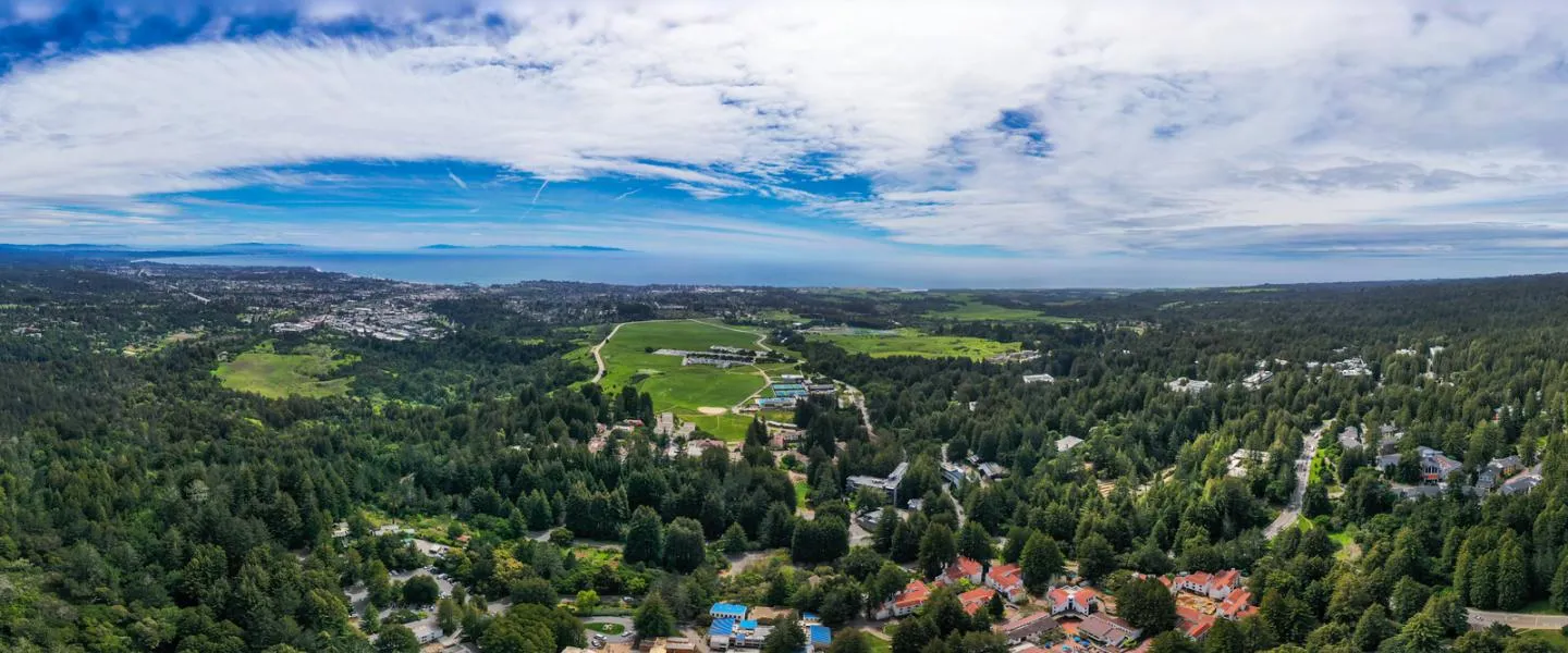 Image of UC Santa Cruz from above